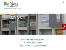 Tablet Screenshot of bigrivergroup.com.au